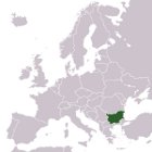 The location of Bulgaria